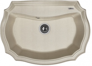 Мойка кухонная керамогранитная Florentina ЭМИЛИЯ 770 20.360.E770.305 77*55 см. грей