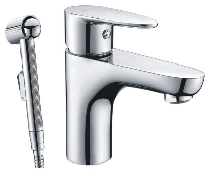 Смеситель WasserKRAFT LEINE 3508 для раковины с гигиеническим душем