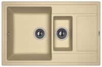 Мойка кухонная керамогранитная Florentina ЛИПСИ 780K 20.250.D0780.306 78*51 см. капучино