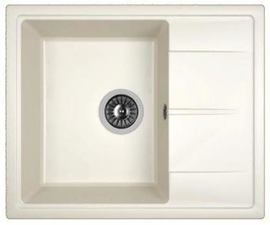 Мойка кухонная из литьевого мрамора Dr. Gans НИКА 580 25.070.B0580.401 58*47 см. белый Мойка кухонная из литьевого мрамора Dr. Gans НИКА 580 25.070.B0580.401 58*47 см. белый