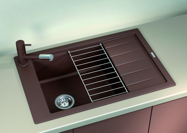 Мойка кухонная керамогранитная Florentina ЛИПСИ 780P 20.275.D0780.104 78*51 см. бежевый