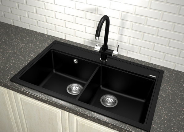 Мойка кухонная керамогранитная Florentina ЛИПСИ 820 20.370.E0820.306 82*51 см. капучино