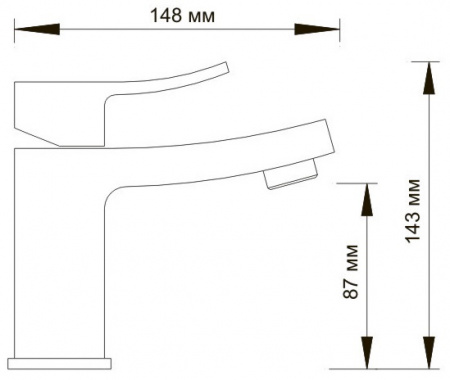 Смеситель WasserKRAFT ALLER 1063 для раковины 