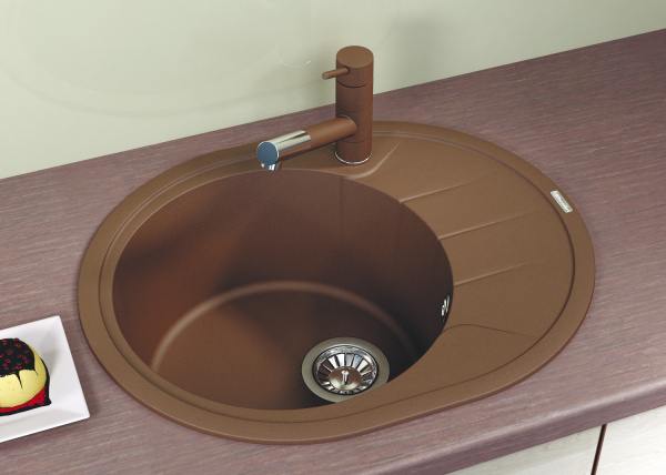 Мойка кухонная керамогранитная Florentina РОДОС 620 20.245.B0620.305 62*50 см. грей