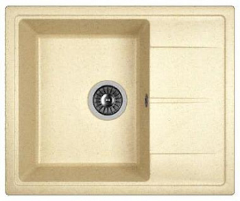 Мойка кухонная из литьевого мрамора Dr. Gans НИКА 580 25.070.B0580.402 58*47 см. дюна