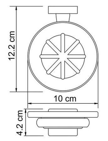 Мыльница навесная WasserKRAFT LIPPE K-6529  