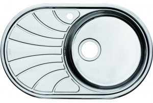Мойка кухонная из нержавеющей стали IDDIS SUNO SUN77SRi77 77*48 см. 