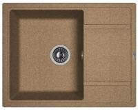 Мойка кухонная керамогранитная Florentina ЛИПСИ 650 20.125.C0600.105 65*51 см. коричневый