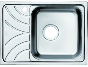 Мойка кухонная из нержавеющей стали IDDIS ARRO ARR60SRi77 60,5*44 см. 