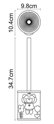 Ёрш напольный WasserKRAFT LOSSA K-3427   Ёрш напольный WasserKRAFT LOSSA K-3427
