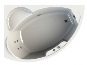 Ванна акриловая Vannesa АЛАРИ  168x120 см. левая 