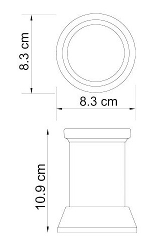 Стакан настольный WasserKRAFT ISAR K-2328   Стакан настольный WasserKRAFT ISAR K-2328