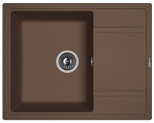 Мойка кухонная керамогранитная Florentina ЛИПСИ 650 20.125.C0600.303 65*51 см. мокко