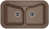 Мойка кухонная керамогранитная Florentina КРИТ 860 20.115.E0860.303 86*51 см. мокко