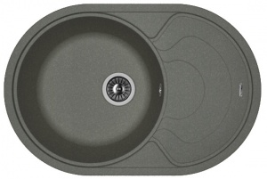 Мойка кухонная керамогранитная Florentina РОДОС 760 20.140.D0760.102 76*51 см. черный