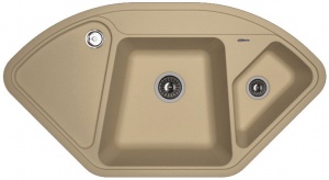 Мойка кухонная керамогранитная Florentina КАПРИ 20.185.J1060.306 100,6*57,5 см. капучино