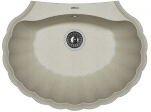 Мойка кухонная керамогранитная Florentina ГРЕБЕШОК 20.345.E0695.305 69,5*52,5 см. грей