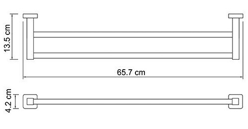 Полотенцедержатель WasserKRAFT LIPPE K-6540  