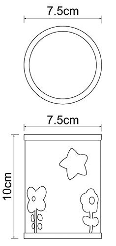 Стакан настольный WasserKRAFT LOSSA K-3428   Стакан настольный WasserKRAFT LOSSA K-3428