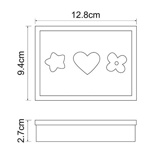 Мыльница настольная WasserKRAFT LOSSA K-3429   Мыльница настольная WasserKRAFT LOSSA K-3429