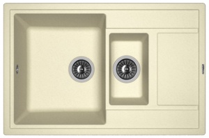 Мойка кухонная керамогранитная Florentina ЛИПСИ 780K 20.250.D0780.202 78*51 см. шампань