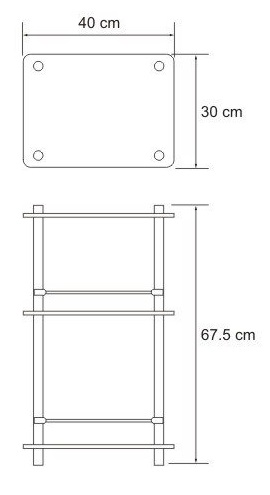 Полка WasserKRAFT  K-4033  