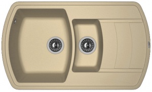 Мойка кухонная керамогранитная Florentina НИРЕ 760 20.205.D0860.306 86*51 см. капучино