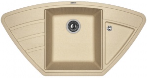 Мойка кухонная керамогранитная Florentina ЛИПСИ 980C 20.180.D0980.104 98*51 см. бежевый