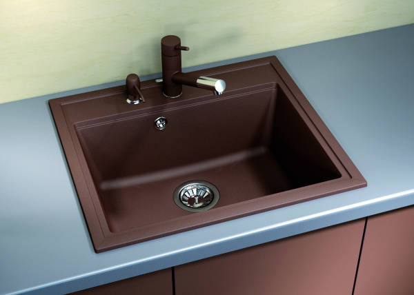 Мойка кухонная керамогранитная Florentina ЛИПСИ 600 20.120.D0600.107 60*51 см. песочный