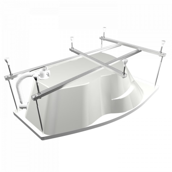 Ванна акриловая Triton БРИЗ  150x95 см. правая 