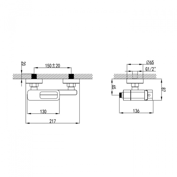 Смеситель IDDIS SLIDE SLIGM00i02 для ванны и душа  Смеситель IDDIS SLIDE SLIGM00i02 для ванны и душа