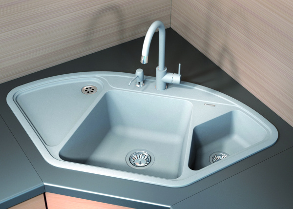 Мойка кухонная керамогранитная Florentina КАПРИ 20.185.J1060.201 100,6*57,5 см. жасмин