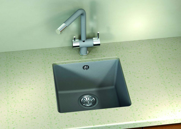 Мойка кухонная керамогранитная Florentina ВЕГА 360 22.310.B0360.302 40*42 см. антрацит